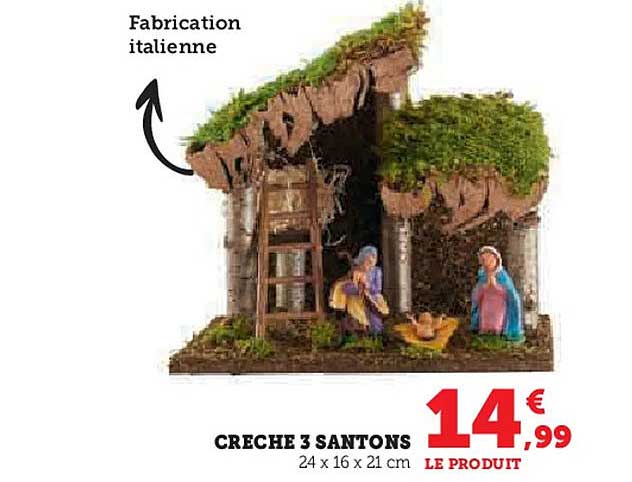 CRÈCHE 3 SANTONS