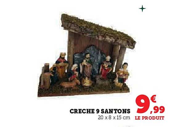 CRÈCHE 9 SANTONS