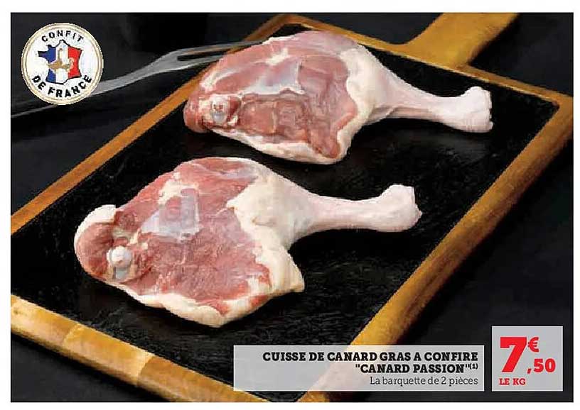 CUISSE DE CANARD GRAS A CONFIRE "CANARD PASSION"