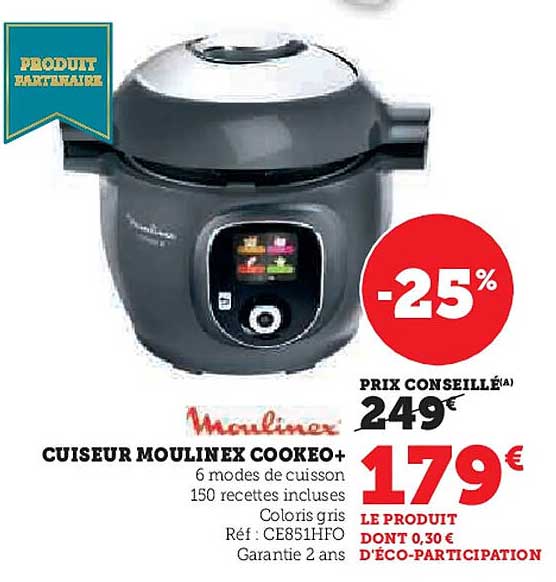 CUISSEUR MOULINEX COOKEO+