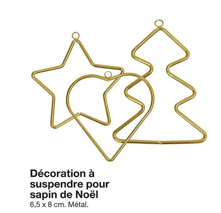 Décoration à suspendre pour sapin de Noël