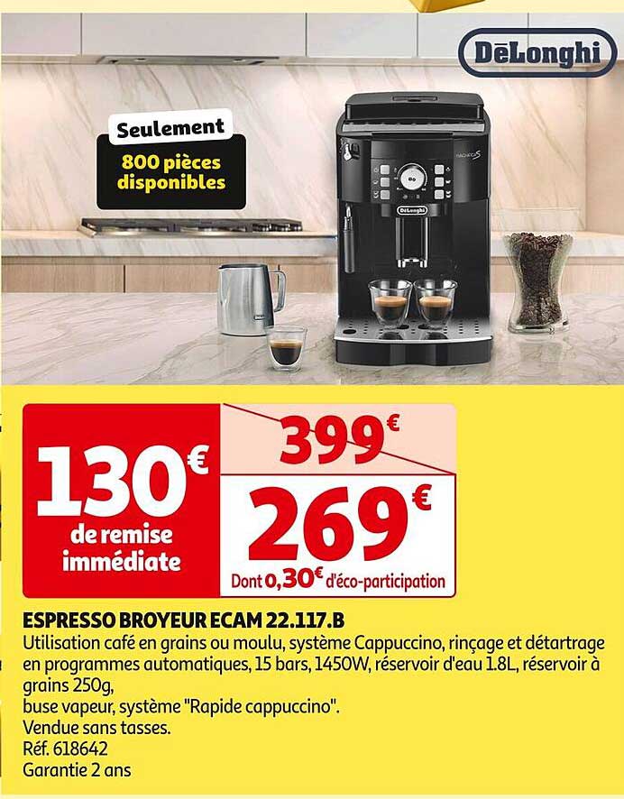 ESPRESSO BROYEUR ECAM 22.117.B