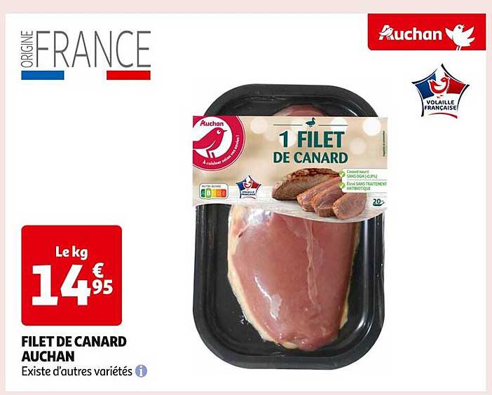 FILET DE CANARD AUCHAN