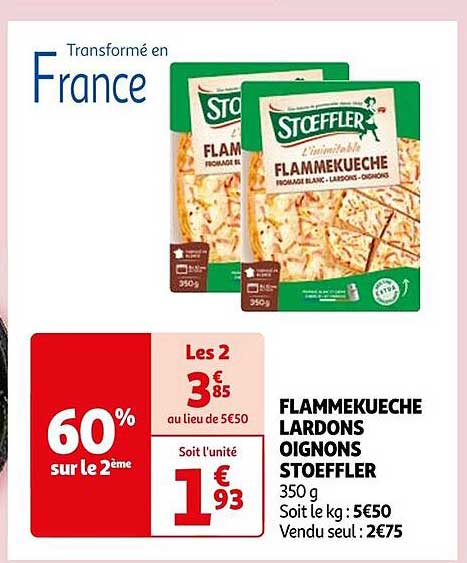 FLAMMEKUECHE LARDONS OIGNONS STOEFFLER