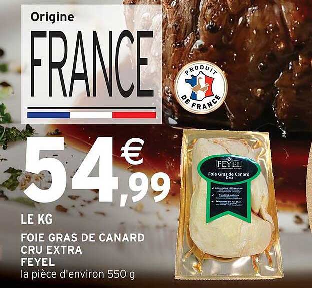 Foie Gras de Canard Cru Extra FEYEL