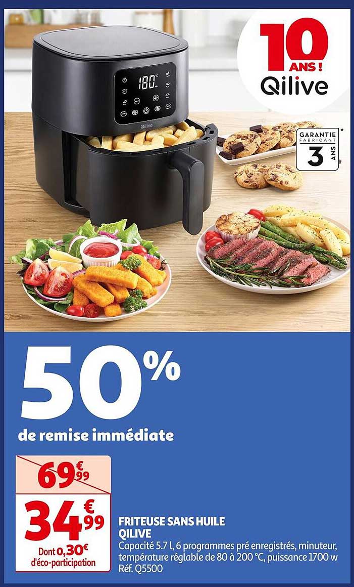 FRITEUSE SANS HUILE QILIVE