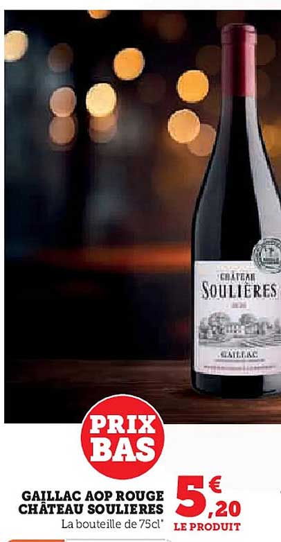 GAILLAC AOP ROUGE CHÂTEAU SOULIÈRES