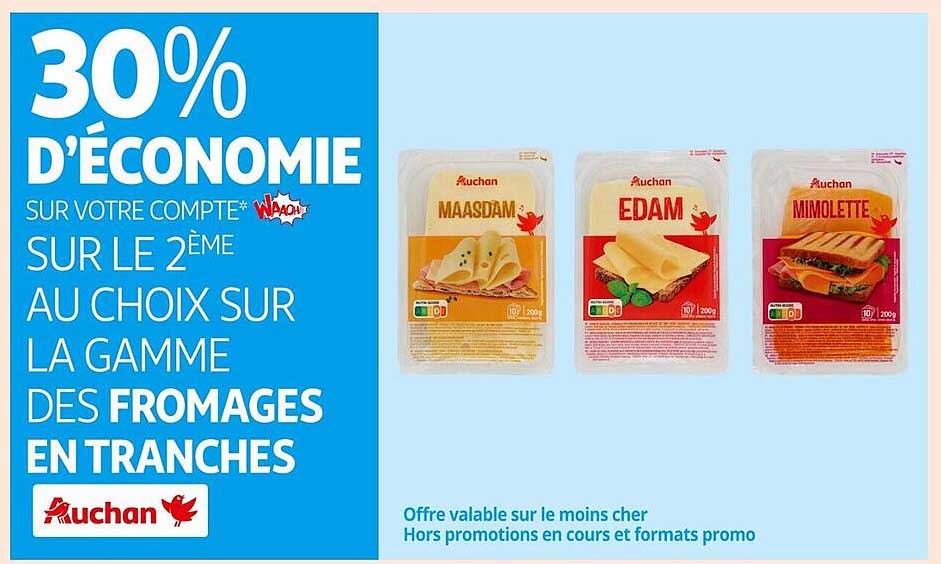 GAMME DES FROMAGES EN TRANCHES