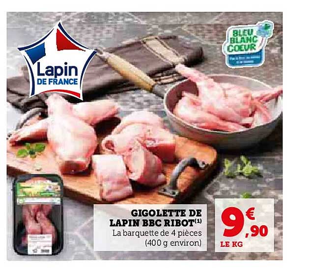 GIGOLETTES DE LAPIN BBC RIBOT