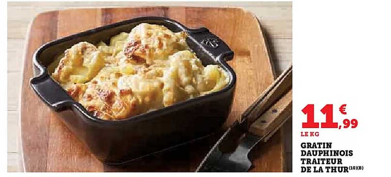 GRATIN DAUPHINOIS TRAITEUR DE LA THUR