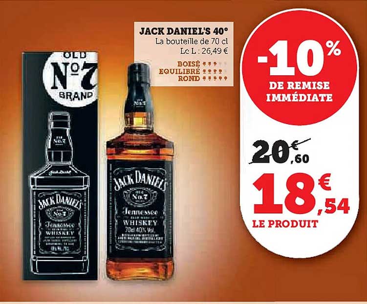 JACK DANIEL'S 40°