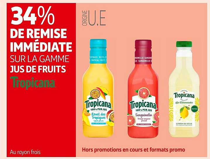 Jus de fruits Tropicana