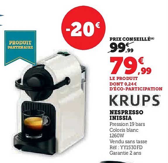 KRUPS NESPRESSO INISSIA