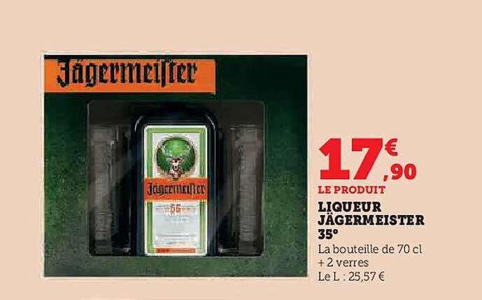 LIQUEUR JÄGERMEISTER 35°