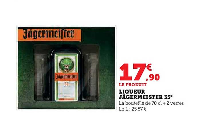 LIQUEUR JÄGERMEISTER 35°