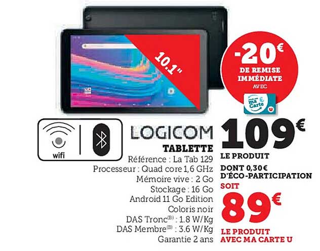 LOGICOM TABLETTE