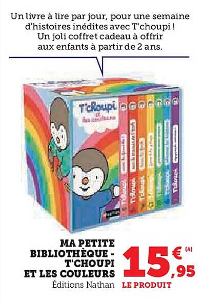 MA PETITE BIBLIOTHÈQUE - T'CHOUPI ET LES COULEURS