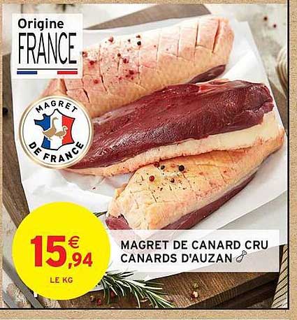 MAGRET DE CANARD CRU CANARDS D'AUZAN