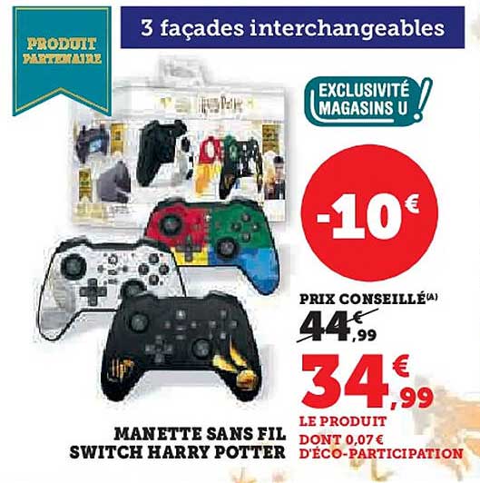 Manette sans fil Switch Harry Potter