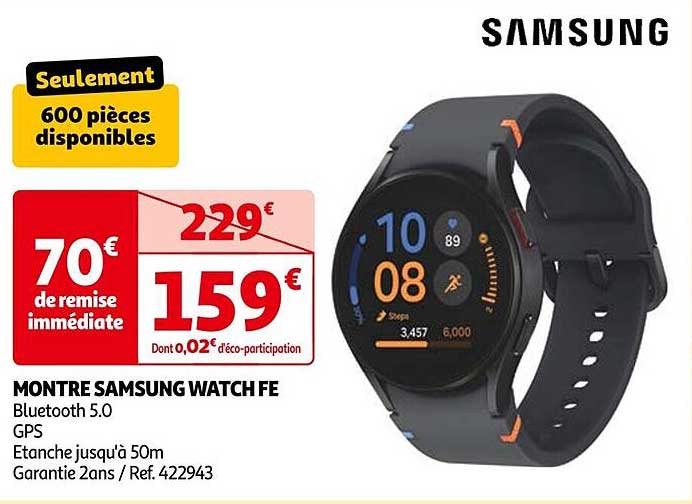 MONTRE SAMSUNG WATCH FE