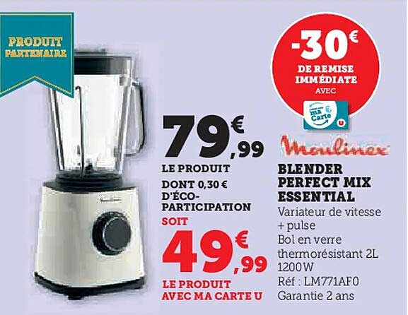 Moulinex BLENDER PERFECT MIX ESSENTIAL