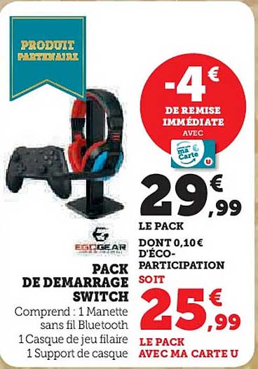 PACK DE DEMARRAGE SWITCH