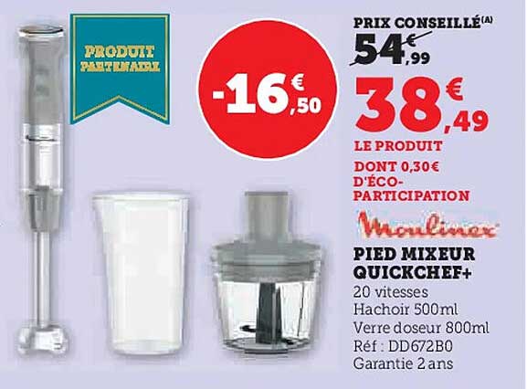 PIED MIXEUR QUICKCHEF+