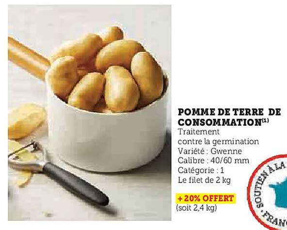 POMME DE TERRE DE CONSOMMATION