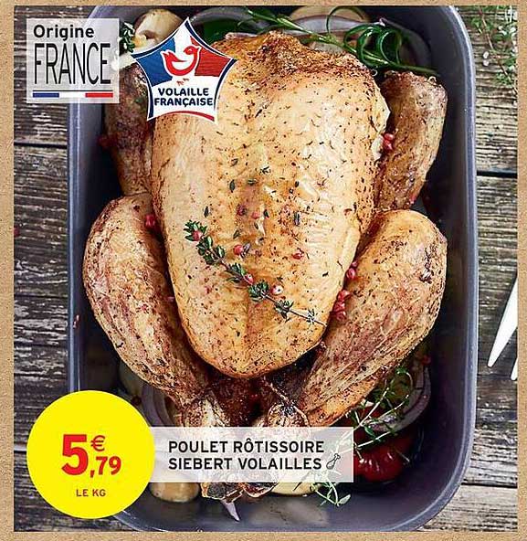 POULET RÔTISSORIE SIEBERT VOLAILLES