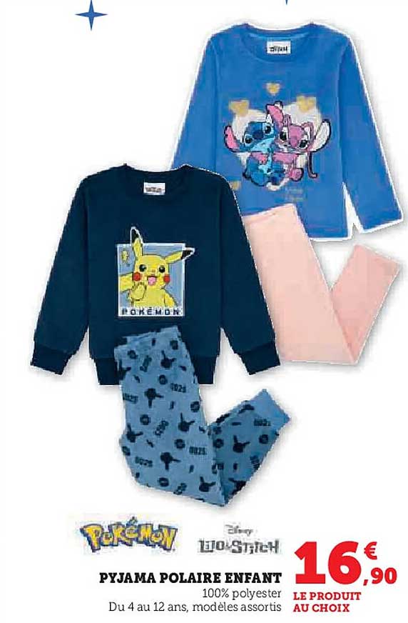 PYJAMA POLAIRE ENFANT