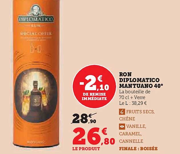 RON DIPLOMATICO MANTUANO 40°