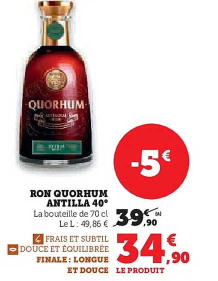 RON QUORHUM ANTILLA 40°