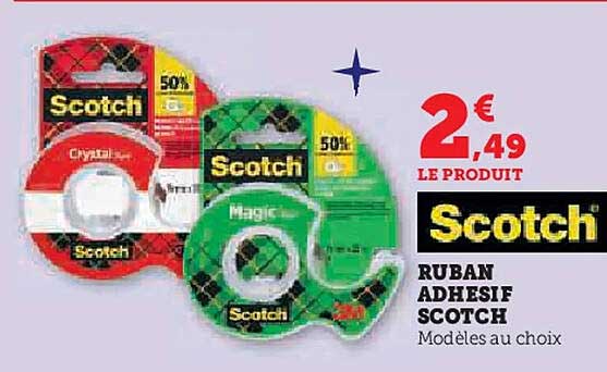 RUBAN ADHÉSIF SCOTCH