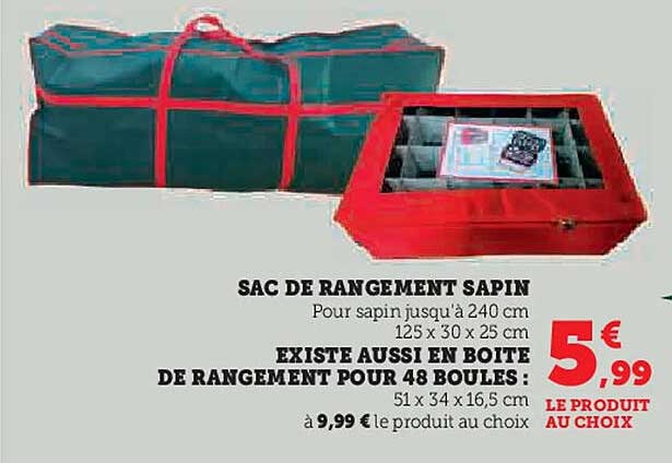 SAC DE RANGEMENT SAPIN