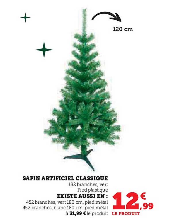 SAPIN ARTIFICIEL CLASSIQUE