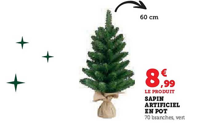 SAPIN ARTIFICIEL EN POT