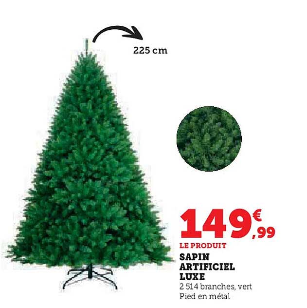 SAPIN ARTIFICIEL LUXE