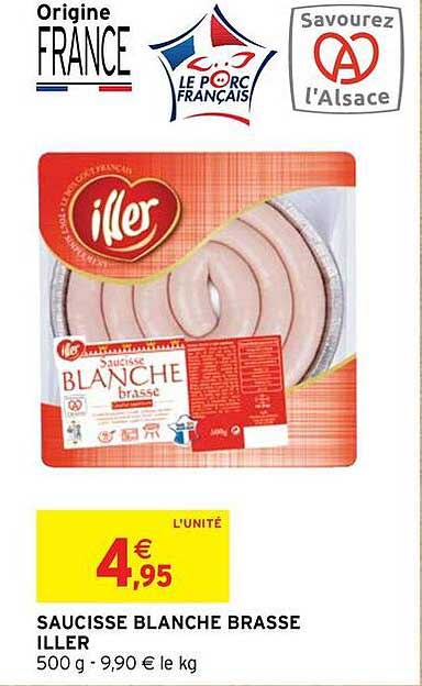 SAUCISSE BLANCHE BRASSE ILLER