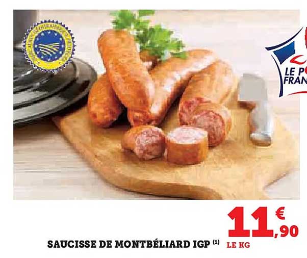 SAUCISSE DE MONTBÉLIARD IGP