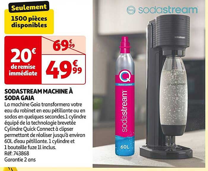 SODASTREAM MACHINE À SODA GAIA