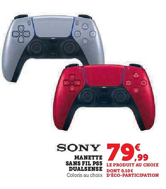 SONY MANETTE SANS FIL PS5 DUALSENSE