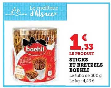 STICKS ET BRETZELS BOEHLI