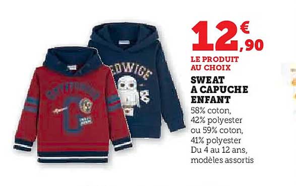 SWEAT A CAPUCHE ENFANT