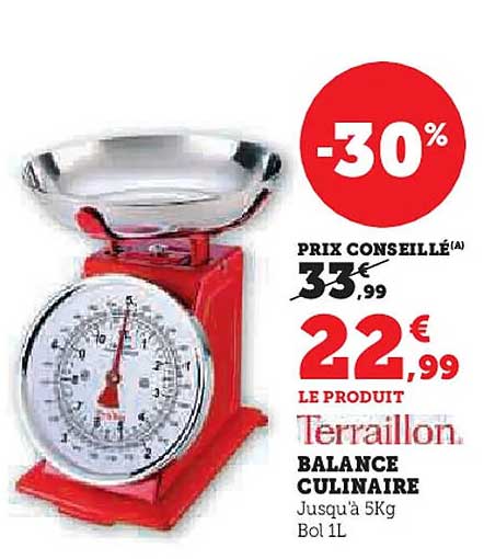 Terraillon BALANCE CULINAIRE