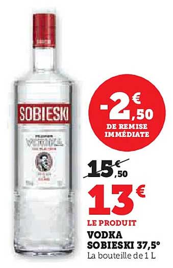 VODKA SOBIESKI 37,5°