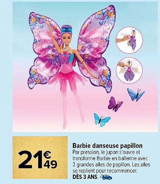 Barbie danseuse papillon