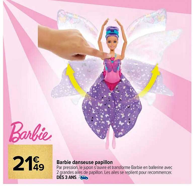 Barbie danseuse papillon