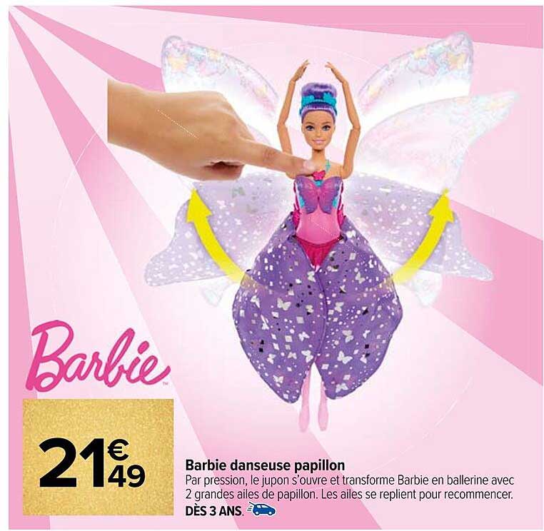 Barbie danseuse papillon