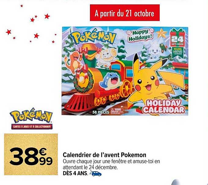 Calendrier de l’avent Pokemon