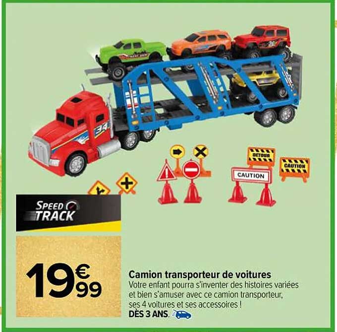 Camion transporteur de voitures